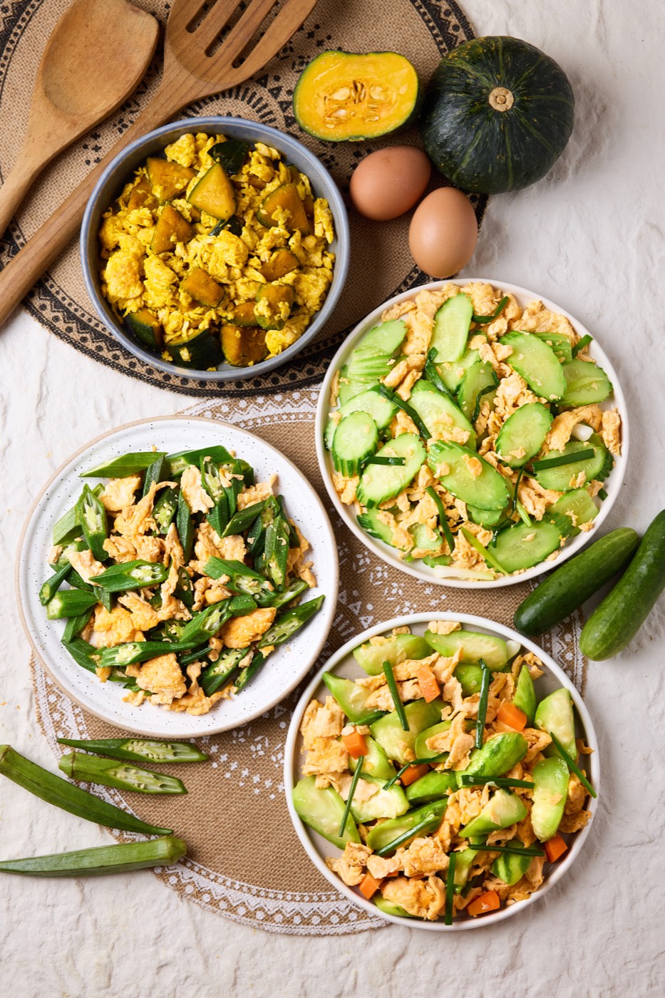 ผัดผัก — Stir-fried Vegetables